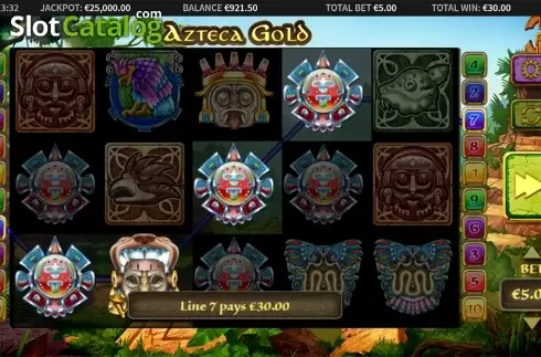 Bildschirm5. Azteca Gold slot