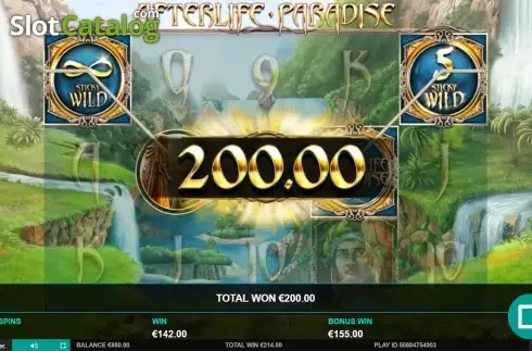 Free spins screen 2. Afterlife Inferno slot