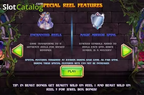 Bildschirm9. Beauty and the Beast (Leander) slot