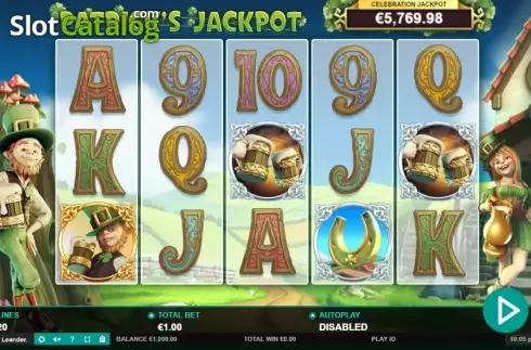 Bildschirm2. Patrick's Jackpot slot