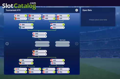 Bildschirm2. Football Penalty Duel slot