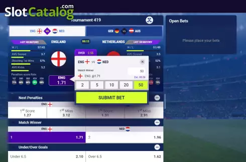 Bildschirm4. Football Penalty Duel slot