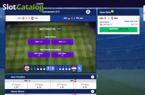 Bildschirm9. Football Penalty Duel slot