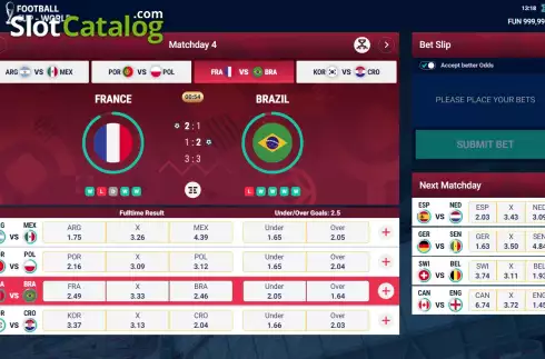 Bildschirm2. Football Cup - World slot