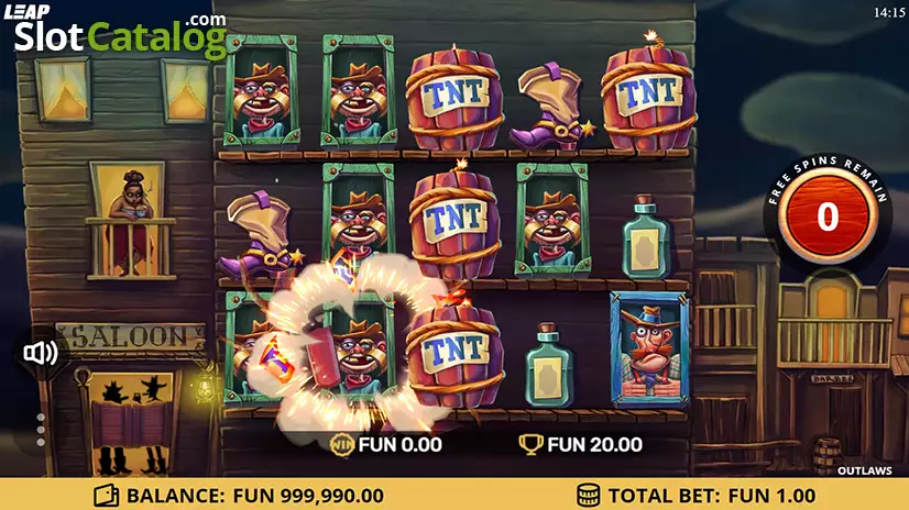 Outlaws Free Spins