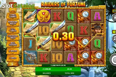 Bildschirm4. Raiders Of Fortune slot