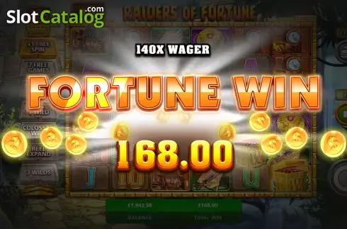 Bildschirm9. Raiders Of Fortune slot