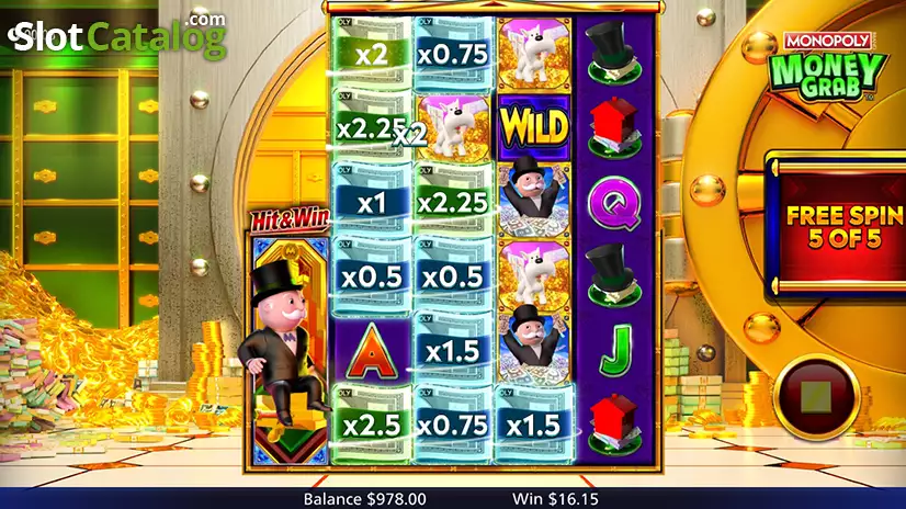 Monopoly Money Grab Free Spins