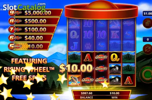 Win screen 2. Quick Hit Ultra Pays Wolf Mountain slot