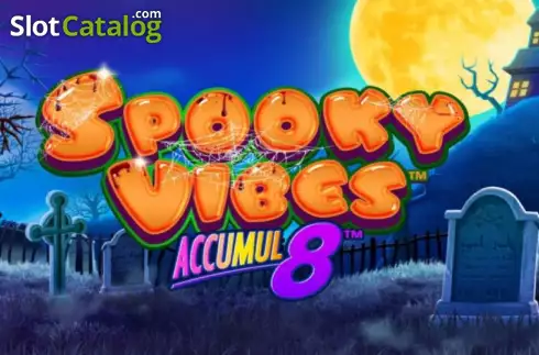Spooky Vibes Accumul8 Logo