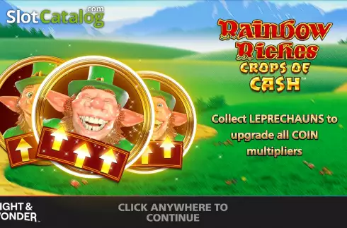 Bildschirm2. Rainbow Riches Crops of Cash slot