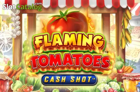 Flaming Tomatoes: Cash Shot Logo