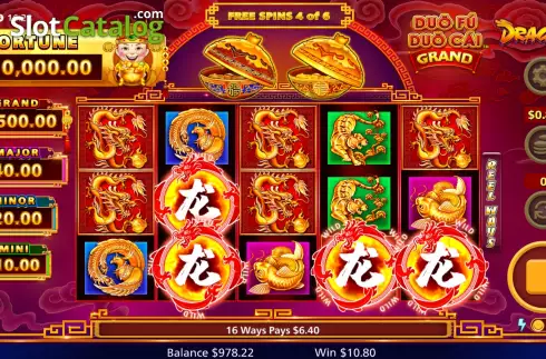 Free Spins Win Screen 2. Duo Fu Duo Cai Grand Dragons slot