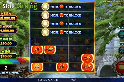 Bonus Game Win Screen 2. Ultimate Fire Link River Walk slot