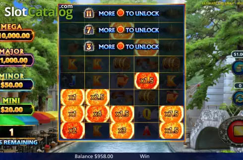 Bonus Game Win Screen 3. Ultimate Fire Link River Walk slot