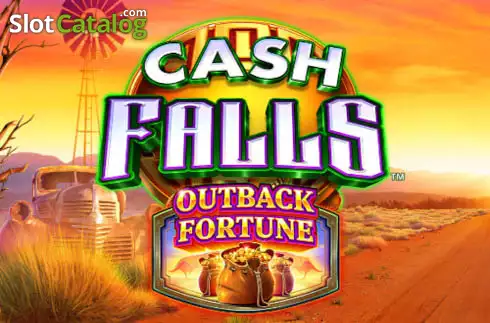 Cash Falls Outback Fortune ロゴ