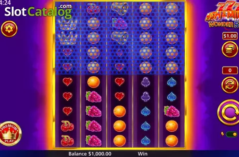 Game Screen. 777 High and Mighty slot