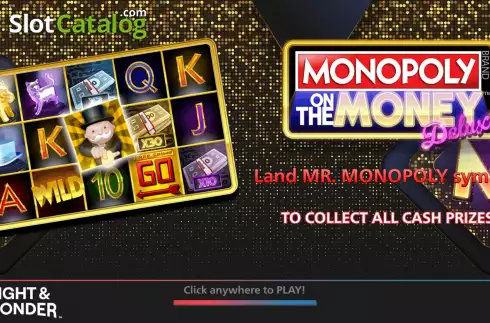 Skärmdump2. Monopoly on the Money Deluxe slot