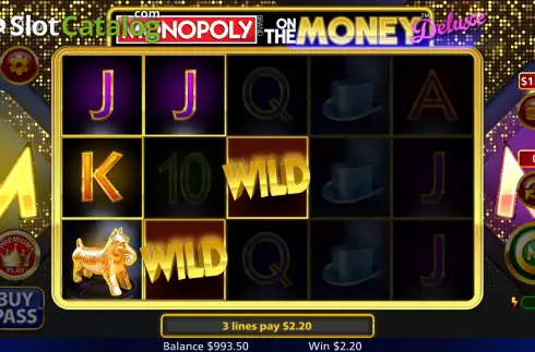 Win Screen 2. Monopoly on the Money Deluxe slot