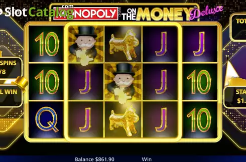 Ekran9. Monopoly on the Money Deluxe yuvası