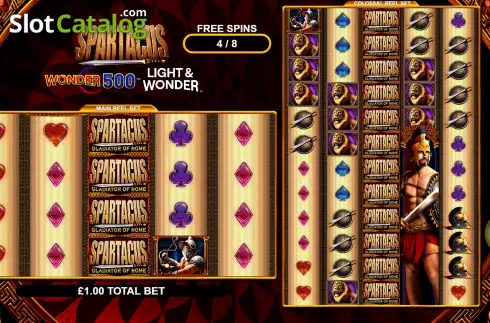 Free Spins Win Screen 4. Spartacus Wonder 500 slot