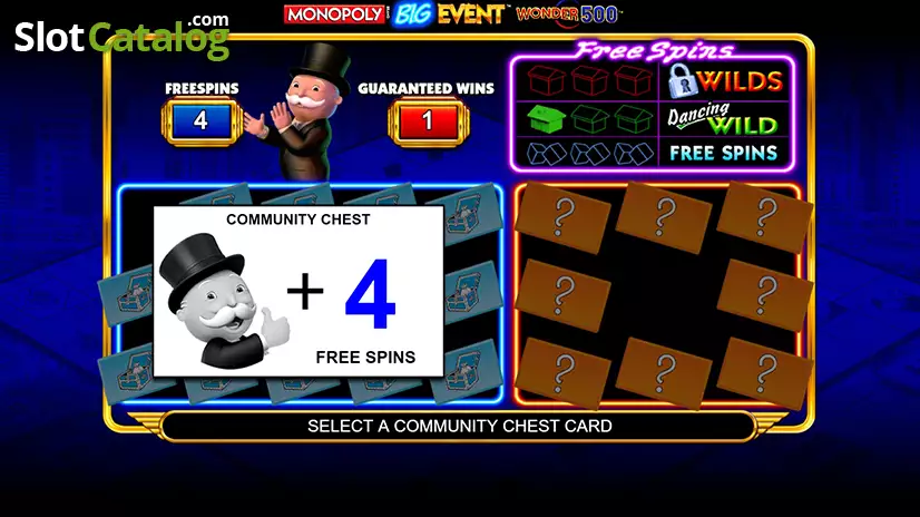 Monopoly Big Event Wonder 500 Bonus Game