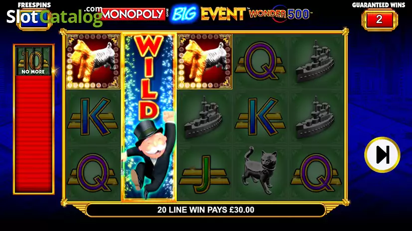Monopoly Big Event Wonder 500 Free Spins