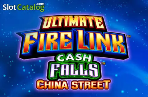 Ultimate Fire Link Cash Falls China Street Logo