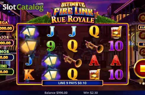 Bildschirm3. Ultimate Fire Link Rue Royale slot