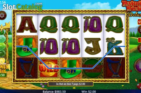 Win screen 2. Rainbow Riches Deluxe slot