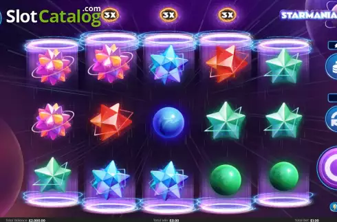 Game screen. Starmania 2 slot