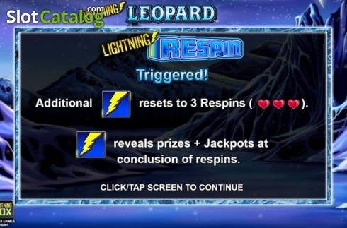 Schermo6. Lightning Leopard slot