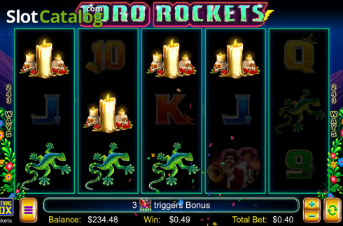 Skärmdump3. Toro Rockets slot