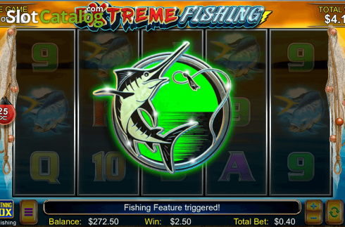 Feature Win. Extreme Fishing slot