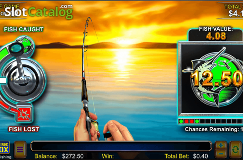 Ekran4. Extreme Fishing yuvası