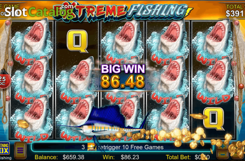 Win Screen 3. Extreme Fishing slot