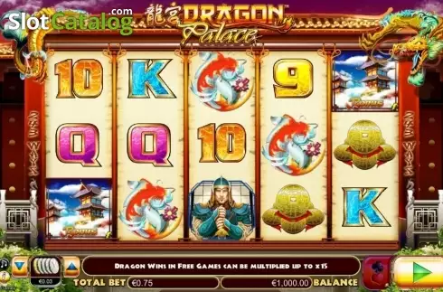 Reels screen. Dragon Palace slot