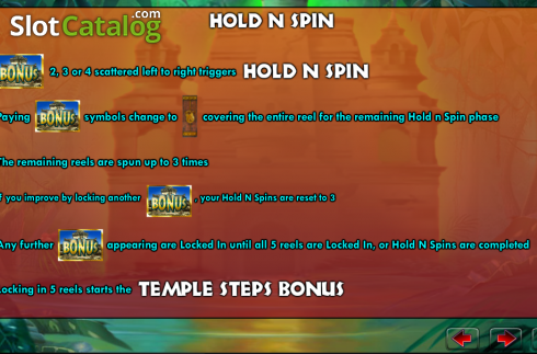 Bildschirm4. Lost Temple slot