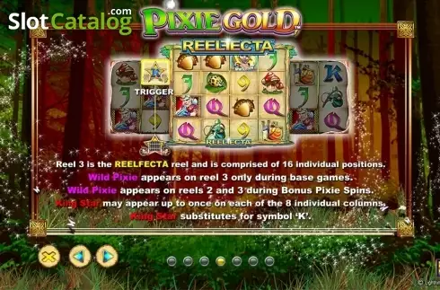 Bildschirm5. Pixie Gold slot