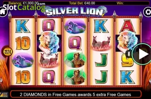 Schermo6. Silver Lion slot