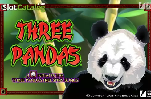 Screen2. Three Pandas slot