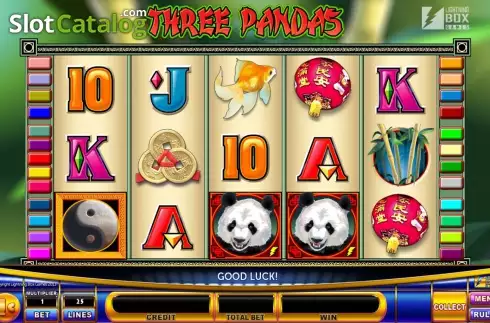 Bildschirm3. Three Pandas slot