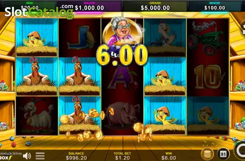 Win Screen 2. Stellar Cash Chicken Fox 5x Skillstar slot