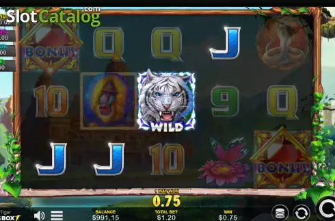 Bildschirm3. Lightning Tiger slot