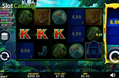 Ecran3. Lightning Gorilla 2 slot