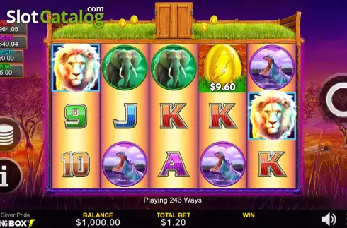 Ecran2. EggLink Silver Pride slot