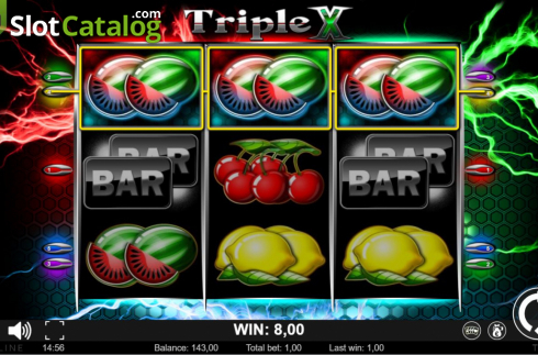 画面5. Triple X カジノスロット