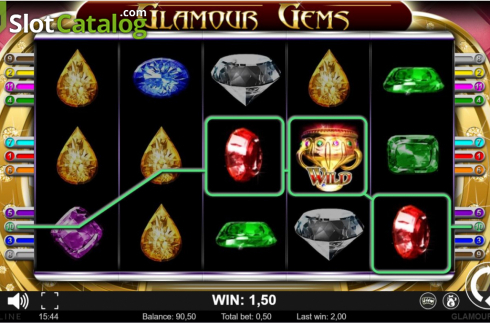 Bildschirm6. Glamour Gems slot
