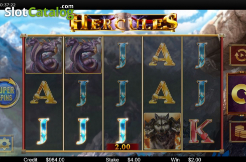 Bildschirm5. Hercules (Live 5) slot