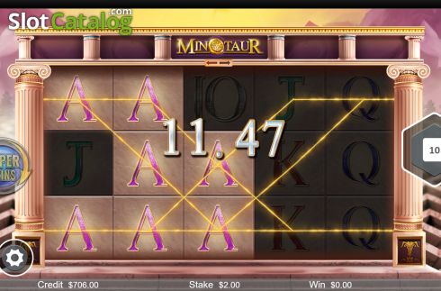 Win Screen 3. Minotaur (Live 5) slot